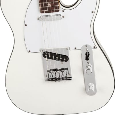 Fender American Ultra Telecaster Electric Guitar. Rosewood FB, Arctic Pearl image 5