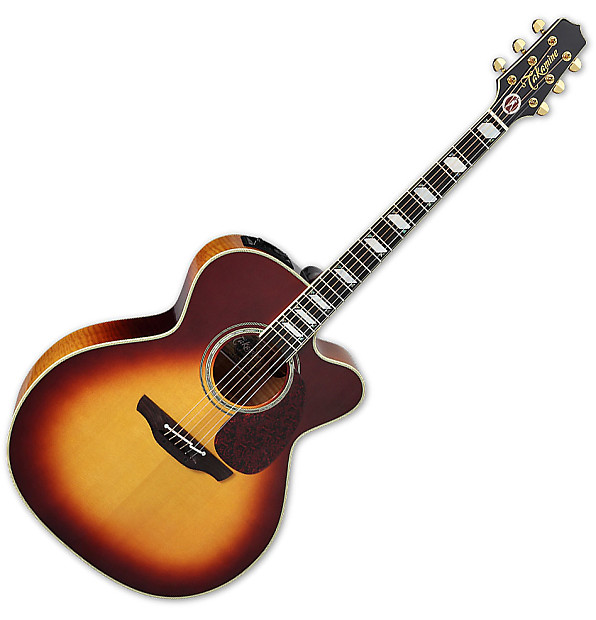Takamine EF250TK Signature Series Toby Keith Model NEX Cutaway Acoustic/Electric Guitar Sunburst image 2