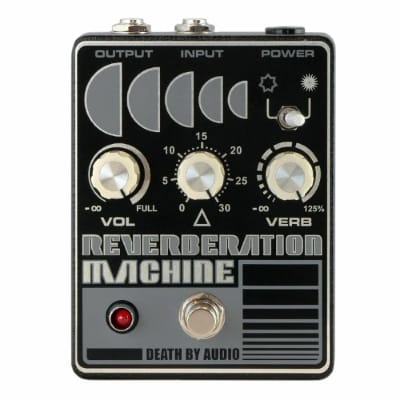 Death By Audio Reverberation Machine Subtle To Distorted Reverb Effects Pedal (black) for sale