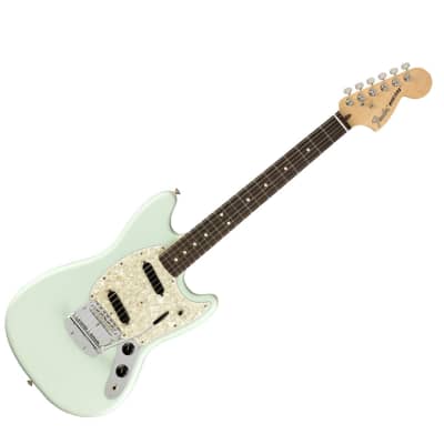Fender American Performer Mustang - Satin Sonic Blue w/ Rosewood FB image 1