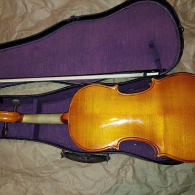 Wm. Lewis & Son Orchestra 4/4 Violin w/ case&bow, Very Good Condition image 3