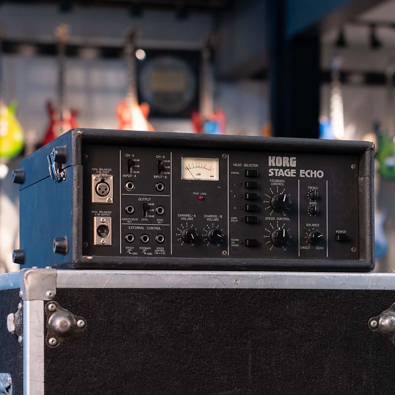 Korg SE-500 Stage Echo Tape Delay 1970s - Black image 1