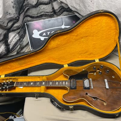 Gibson ES-335TD ES-335 TD Semi-Hollowbody Guitar with Case 1974-1975 Walnut image 1