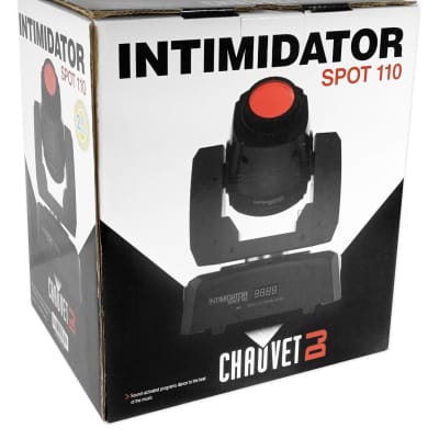 Chauvet Intimidator Spot 110 Compact LED Moving Head Beam Gobo DMX Party Light image 11