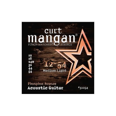 Cuerdas Acústica Curt Mangan Phosphor Bronze 12-54 image 2