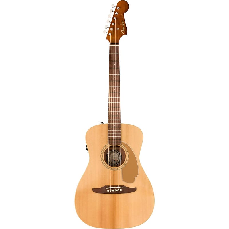 Fender Malibu Player Acoustic Electric Guitar, Walnut Fingerboard, Natural image 1