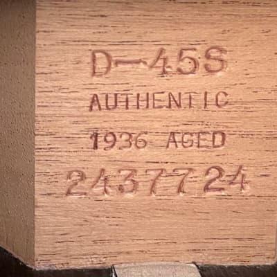 Martin D-45S Authentic 1936 Aged image 21