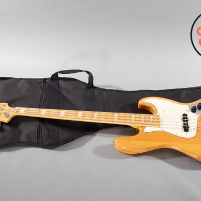 1993 Fender Japan JB75-90 ’75 Reissue Jazz Bass Natural for sale