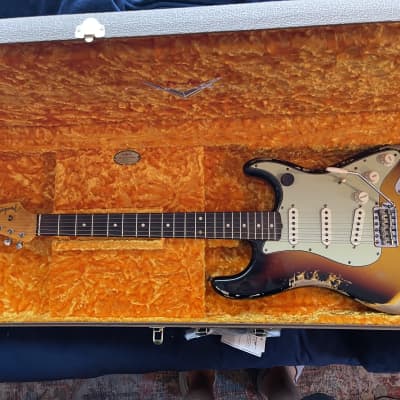 Fender Custom Shop '62 Stratocaster in Heavy Relic Sunburst w/ Lindy Fralin Split Blade Pickups image 14