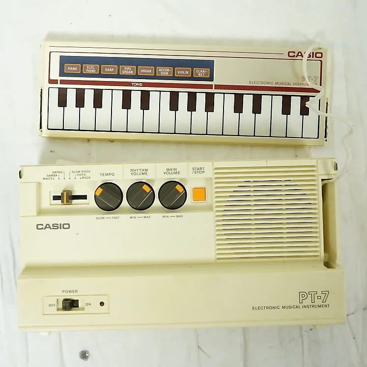 Casio PT-7 29-Key Mini Synthesizer image 1