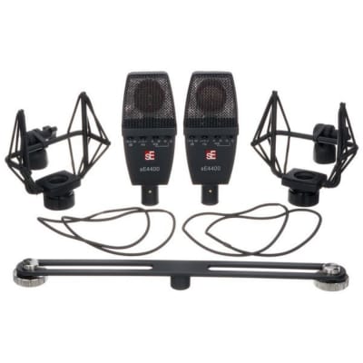 SE ELECTRONICS SE4400 PAIR Classic Hand-Crafted Studio Mics with 4 Polar Settings, Shockmount and Case image 8