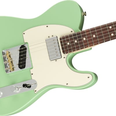 Fender American Performer Telecaster Hum Electric Guitar, Satin Surf Green image 6