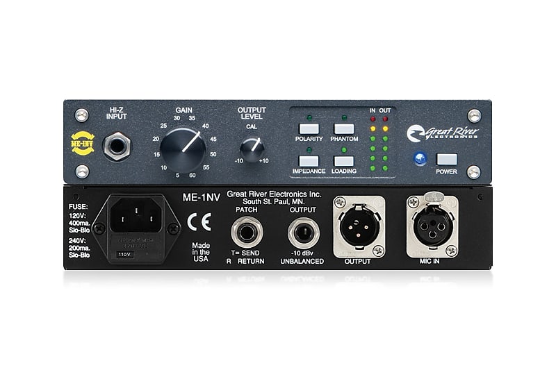 Great River ME-1NV | Mono Microphone Preamp | Open Box | Reverb