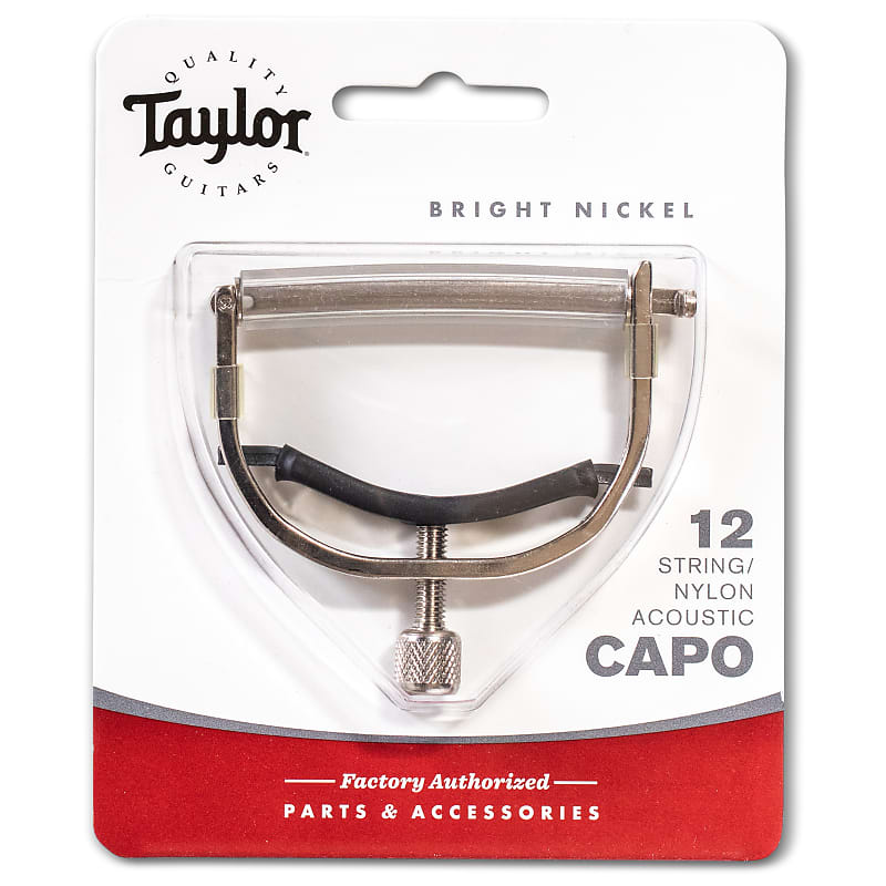 Taylor Capo, 12-String/Nylon, Bright Nickel