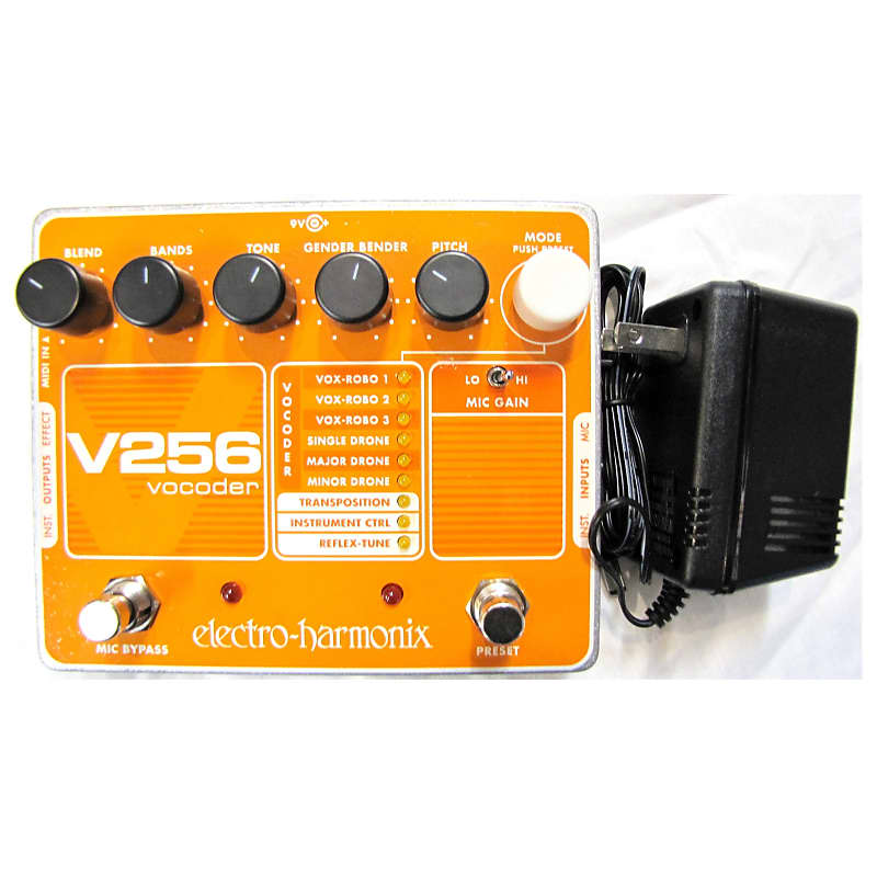 Used Electro-Harmonix EHX V256 Vocoder Vocal Microphone Mic