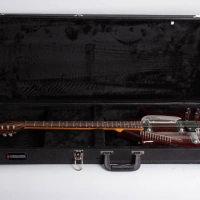 Coral Vincent Bell Sitar Semi-Hollow Body Electric Guitar, made by Danelectro (1968), ser. #828028, black tolex hard shell case. image 10