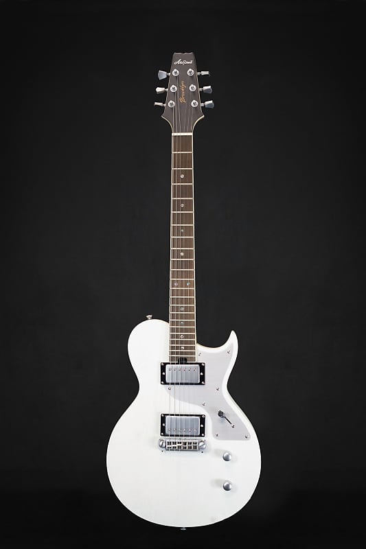 Aria 718 MkII Brooklyn Electric Guitar (Various Finishes)-White Open Pore image 1