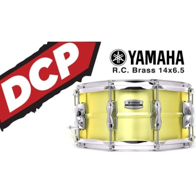 Yamaha Recording Custom Brass Snare Drum 14x6.5 image 3