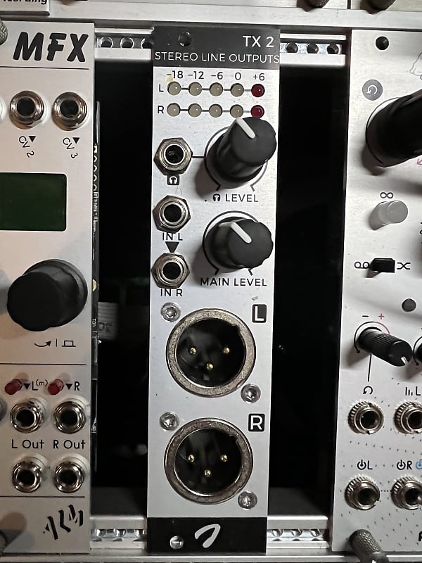 Joranalogue Transmit 2 Stereo Balanced Eurorack Output Reverb