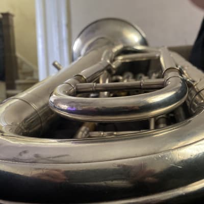 Yamaha YEP-321S Intermediate 4-Valve Euphonium 2010s - Silver-Plated image 2
