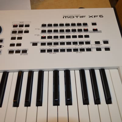 Yamaha MOTIFXF6WH Motif XF6 XF-6 WH White Synth Synthesizer | Reverb