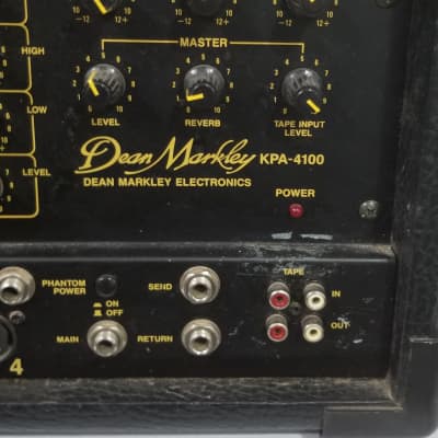 Dean Markley KPA-4100 Powered Mixer PA image 3