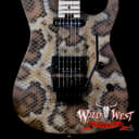 Charvel Custom Shop USA Warren DeMartini Signature Snake SH Floyd Rose Maple Neck Snakeskin Graphic 7.55 LBS