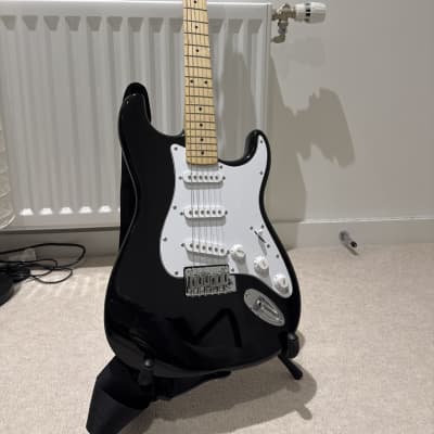 Fender Squier MIJ Japan Stratocaster Black Strat E Series