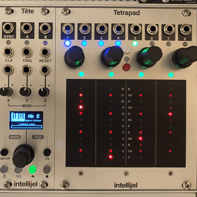 Intellijel Tetrapad + Tete Expander Combo [Eurorack Touch Surface & Sequencer] image 1
