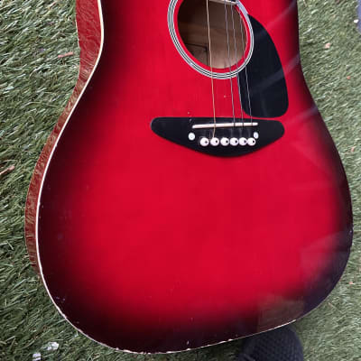 Harmony Junior Acoustic Guitar 1/2 Size 01253 - Redburst image 3