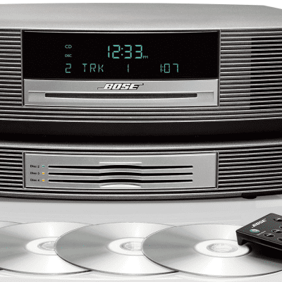 Bose Wave Music System with Multi-CD Changer, Titanium Silver image 2