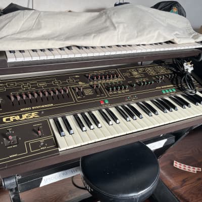 SIEL CRUISE Vintage Analog Italian Synthesizer VERY RARE Mono and Polyphonic Synth String Machine