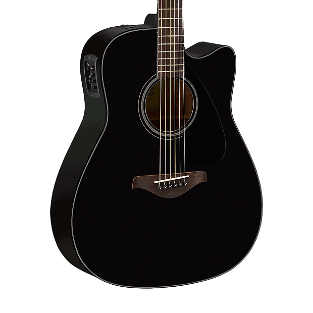 Yamaha FGX820C Acoustic Guitar Black image 1