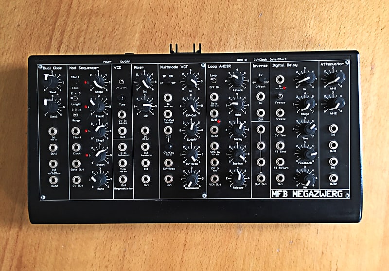 MFB Megazwerg Analogue Modular Synth/Synthesizer Nanozwerg Reverb