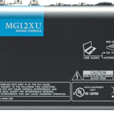 Yamaha MG12XU 12 Input  w/ Compression, Effects and USB image 2