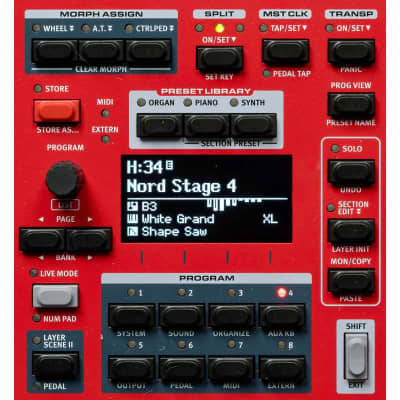 Nord Clavier de scène 73 touches Nord Stage 4 Compact image 5