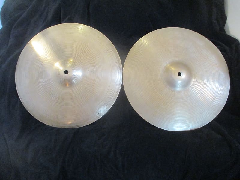 Zildjian Vintage Avedis 15 Inch Hi Hat Cymbals, 1960s/Early 70s, Excellent  Cut/Projection - Clean!
