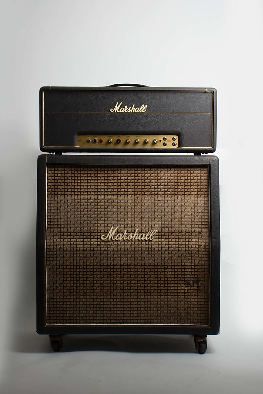 Marshall  JMP Model 1959 Super Lead 100 w/Model 1960 4x12" Extension Cabinet *LOCAL PICKUP ONLY* Tube Amplifier (1971), ser. #SL-A 4659C. image 1