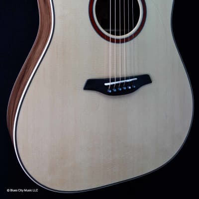 Furch - Orange - Dreadnought - Cutaway - Spruce top - Walnut back and sides - Hiscox OHSC image 4
