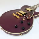 D'Angelico EX-SS Non-F Hole Deluxe Edition Hollowbody Matte Plum Never Played 2017 New Old Stock
