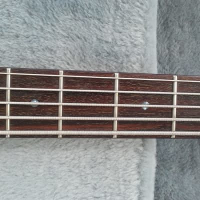 Left Handed Lefty LH Schecter Diamond Series California Custom 5 string  Bass Guitar Black Cherry image 10