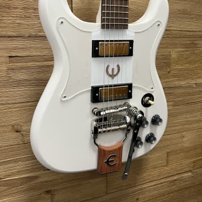 Epiphone Crestwood Custom Tremotone Electric Guitar - Polaris White. 6lbs 10oz. New! image 2