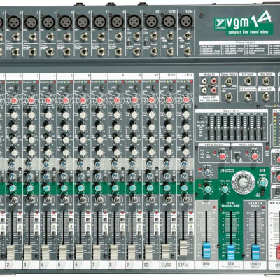Yorkville VGM14 Compact Live Sound Passive Mixer with XLR & ¼-inch TRS inputs image 2