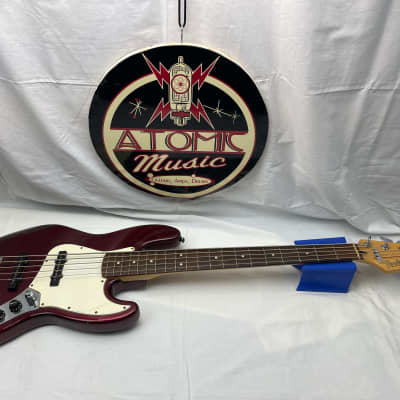 Fender Standard Jazz Bass V 5-string J-Bass MIM Mexico 1999 - Midnight Wine / Pau Ferro Fingerboard for sale