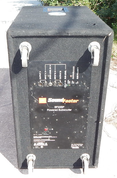 JBL SF22SP powered subwoofer