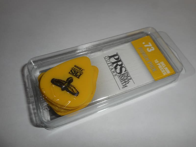 PRS Delrin Punch Guitar Picks (12), .73mm - YELLOW, 106453:003:003:011 image 1