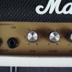 Marshall Lead 12 White Tolex 12-Watt Miniature Guitar Amplifier Head image 2