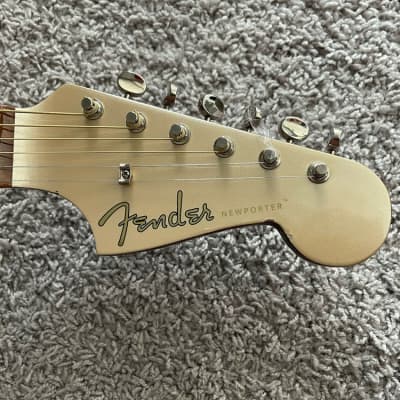 Fender Newporter Player California Series CHP Champagne Acoustic Electric Guitar image 5