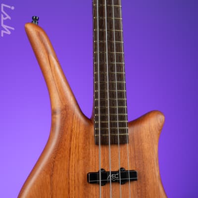 Ish x Warwick Dolphin SN TCS Custom Shop Endangered Species 4-String Bass Wenge Fretboard image 3
