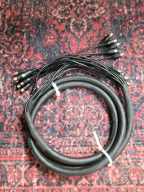 5 pin / MIDI - 8 input multicore / cable | Reverb UK